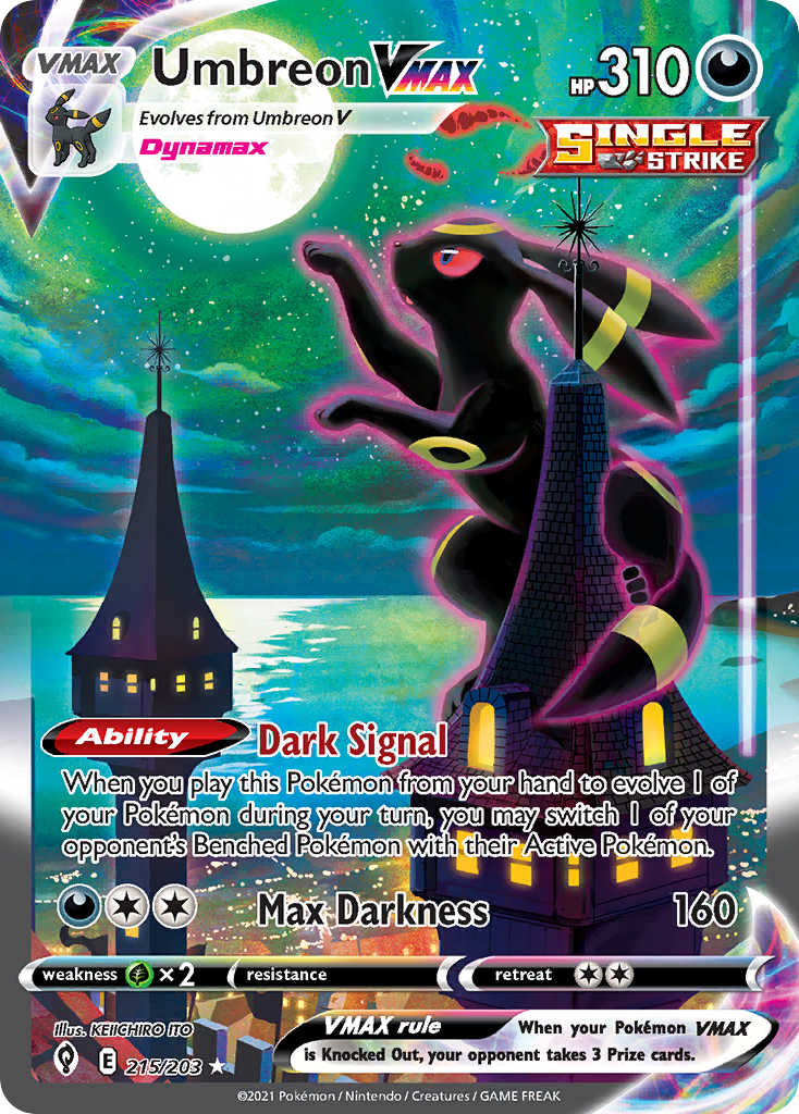 Umbreon VMAX #215/203 Pokemon Evolving Skies - INGLES